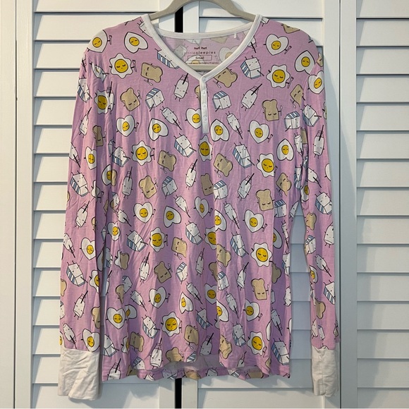 Little Sleepies Egg Print Pajama Top - Picture 2 of 6